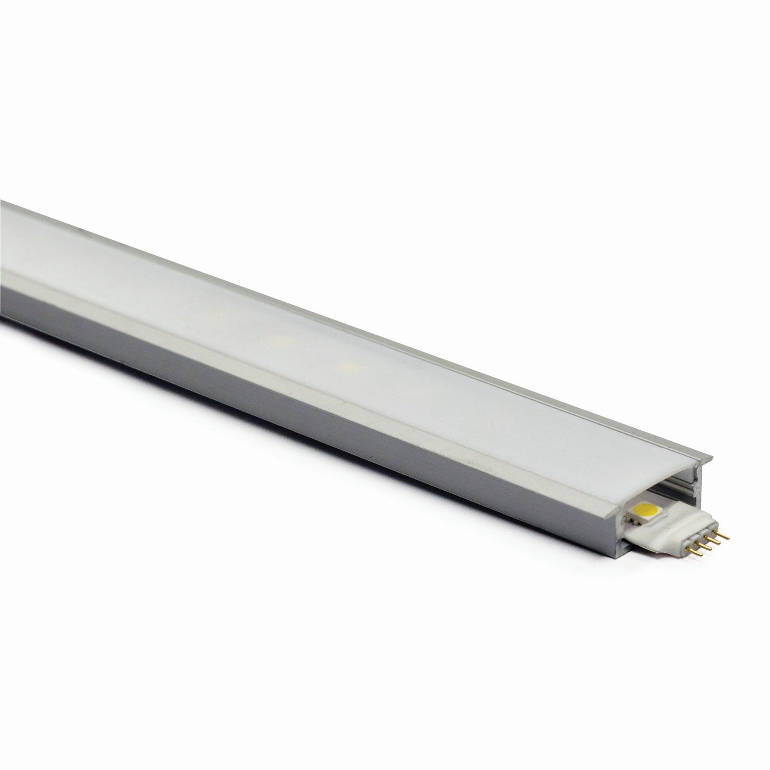 Nora Lighting - NATL-C23A - 4-ft Shallow Channel - Tape Light Channel - Aluminum