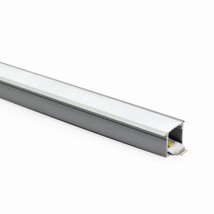 Nora Lighting - NATL-C25A - 4-ft Deep Channel with Wings - Tape Light Channel - Aluminum