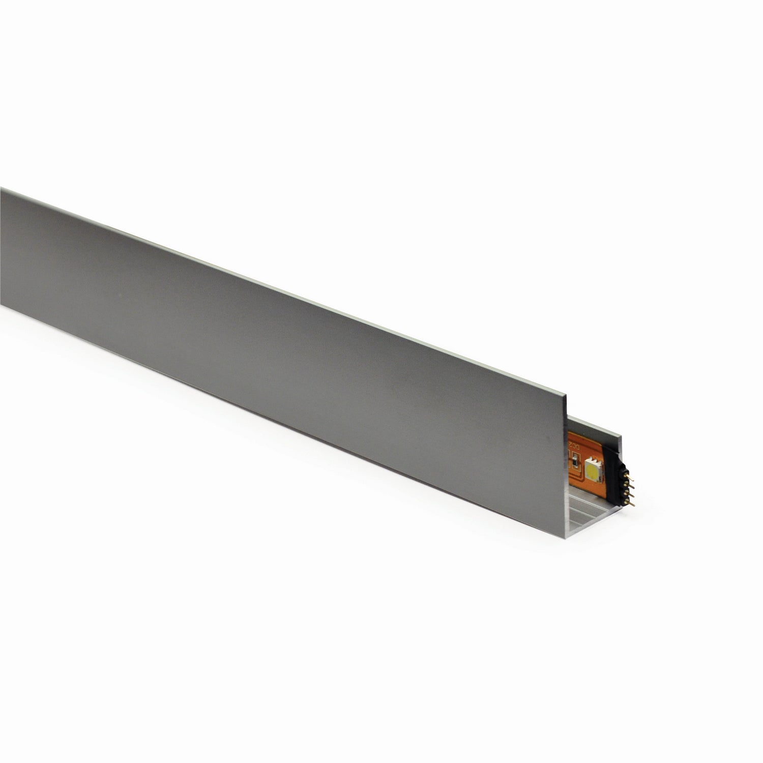 Nora Lighting - NATL-C27A - 4-ft J-Style Channel - Tape Light Channel - Aluminum