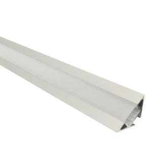 Nora Lighting - NATL-C28A - 4-ft Corner Channel - Tape Light Channel - Aluminum