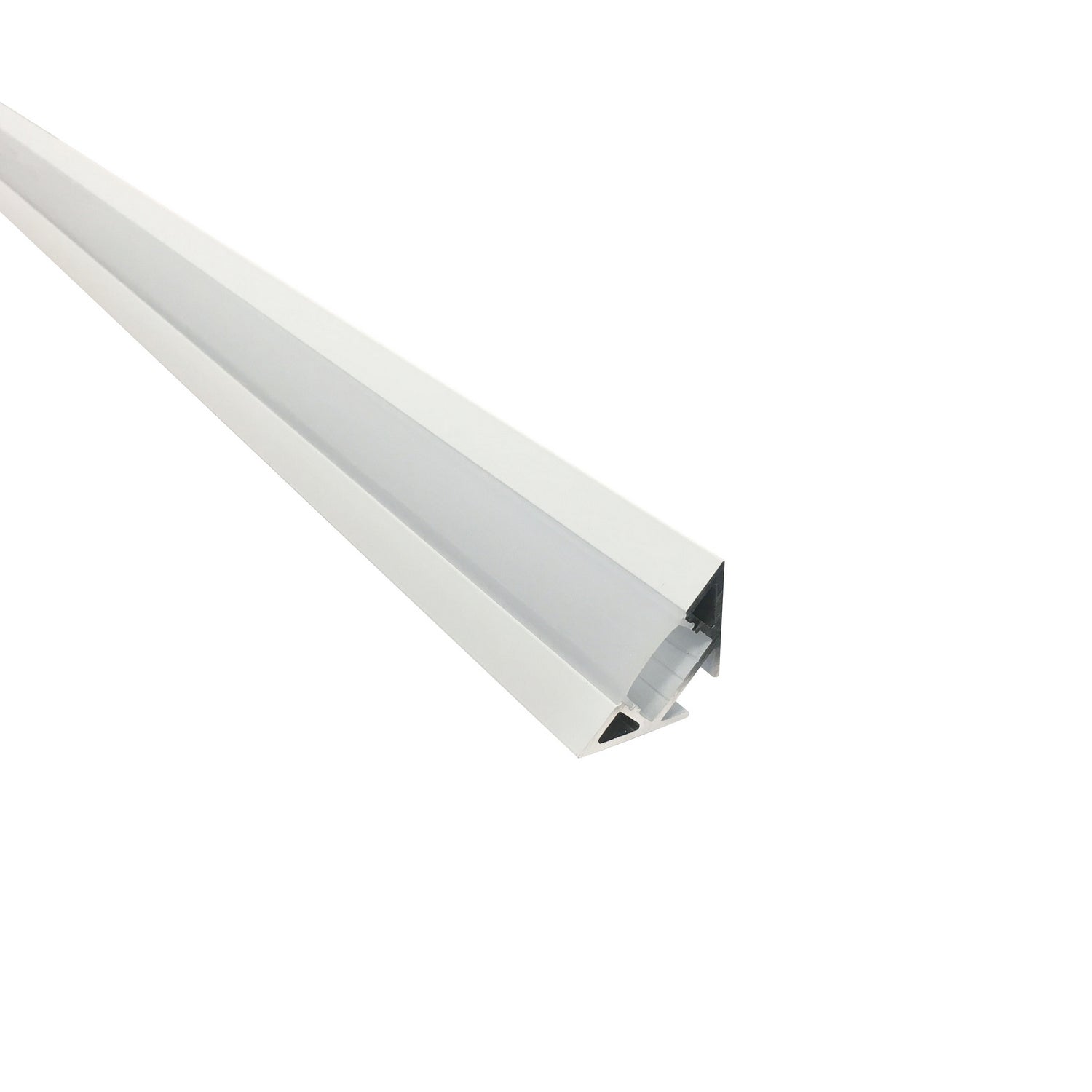 Nora Lighting - NATL-C28W - 4-ft Corner Channel - Tape Light Channel - White