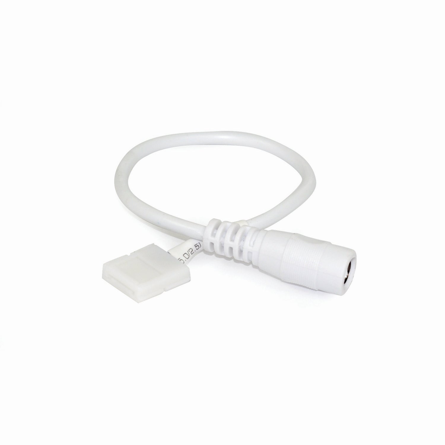 Nora Lighting - NATLCFC-209/12A - New Flip Type Dc Plug Connecto - Nutp71 Tape Accessory - White