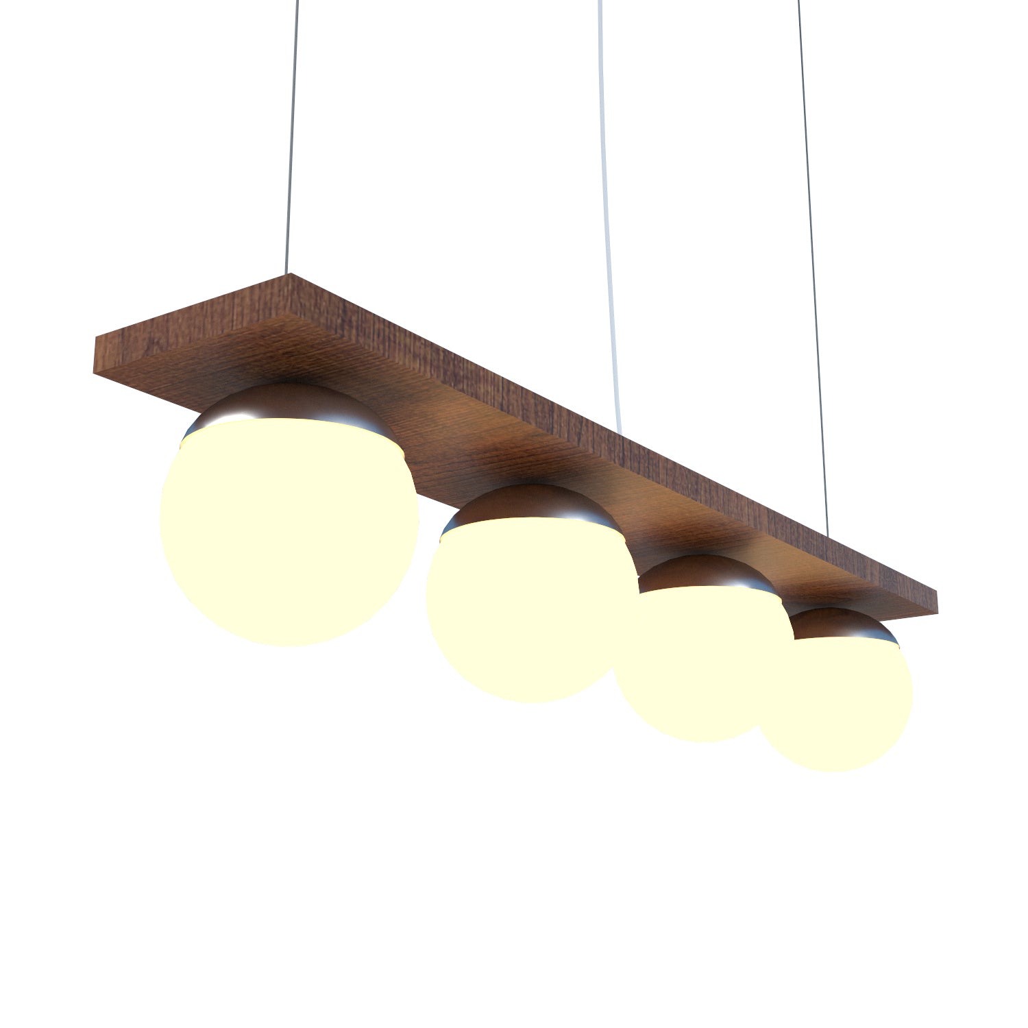 Accord Lighting - 623.06 - Four Light Pendant - Sfera - Imbuia