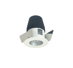 Nora Lighting - NIO-1RNG27XHW - 1" Round Straight Regressed - Rec Iolite - Haze Reflector / White Flange