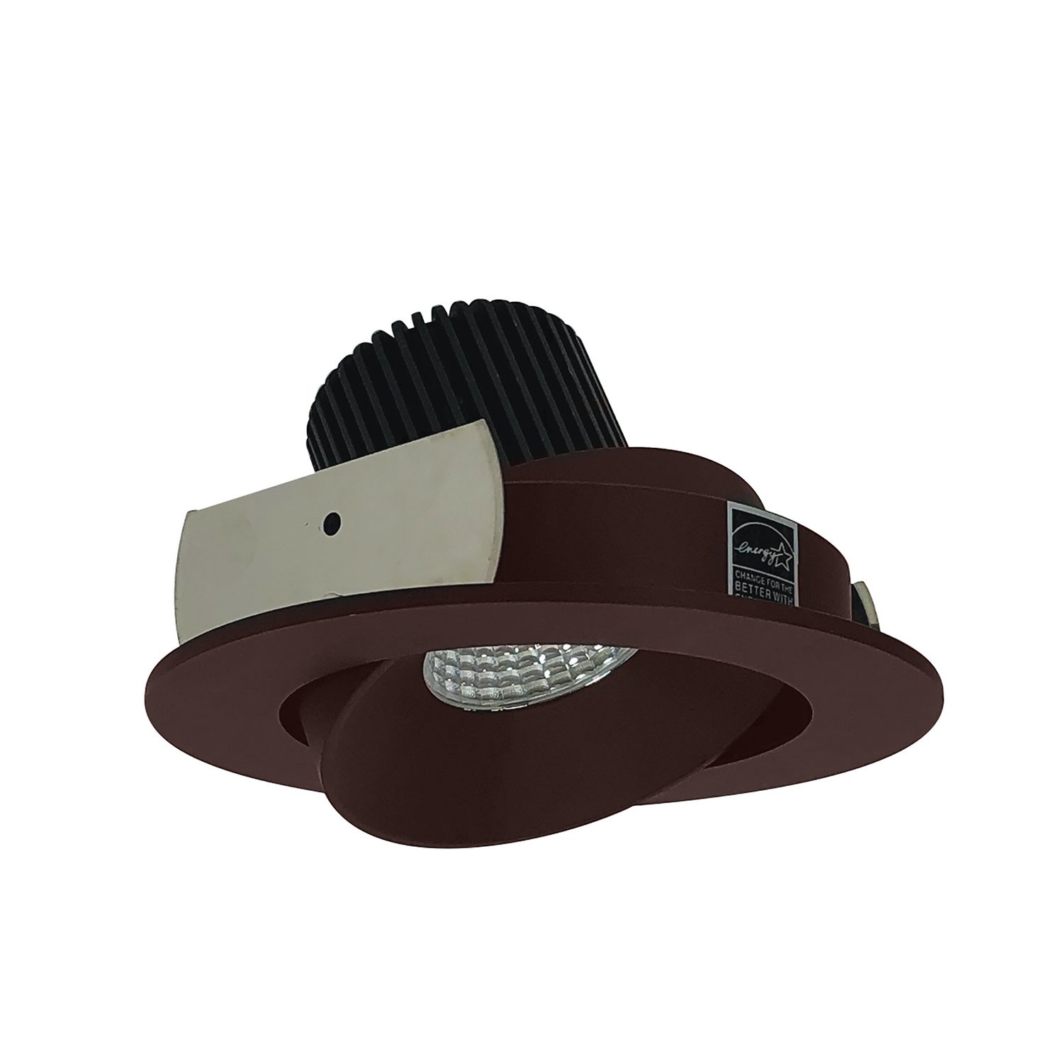 Nora Lighting - NIO-4RC27XBZ/10 - 4" Adj. Round Cone Regressed - Rec Iolite - Bronze Reflector / Bronze Flange