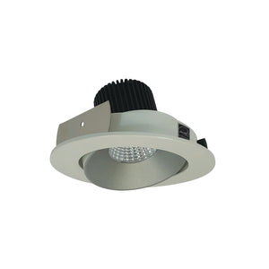 Nora Lighting - NIO-4RC27XHW/10 - 4" Adj. Round Cone Regressed - Rec Iolite - Haze Reflector / White Flange