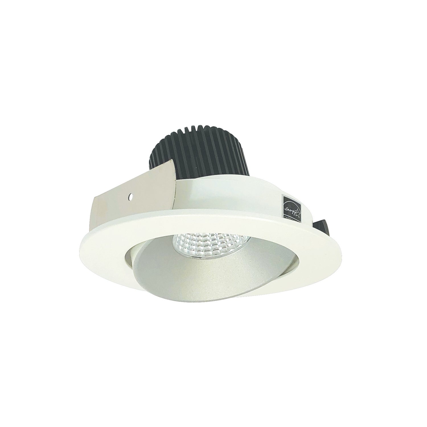 Nora Lighting - NIO-4RC27XHZMPW/10 - Adjustable Trim - Rec Iolite - Haze Reflector / Matte Powder White Flange