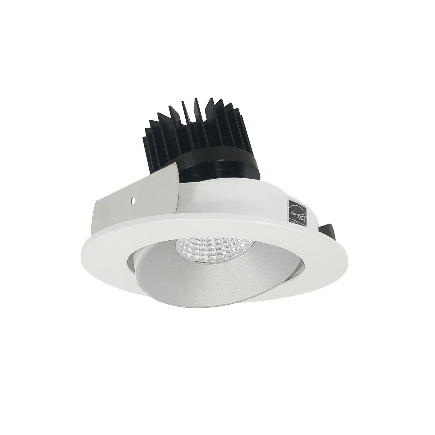 Nora Lighting - NIO-4RC27XHZMPW/HL - Adjustable Trim - Rec Iolite - Haze Reflector / Matte Powder White Flange