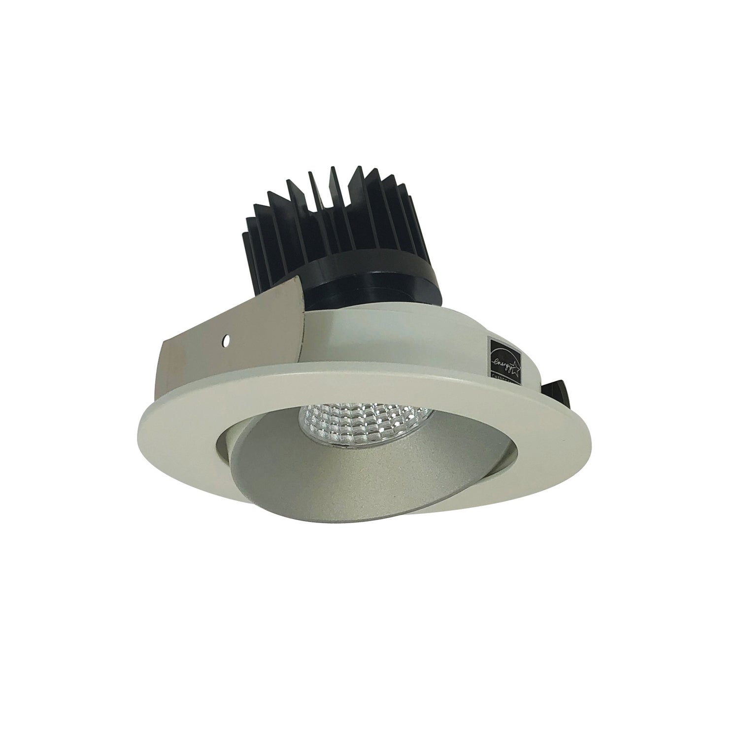 Nora Lighting - NIO-4RC40XHW/HL - Adjustable Trim - Rec Iolite - Haze Reflector / White Flange