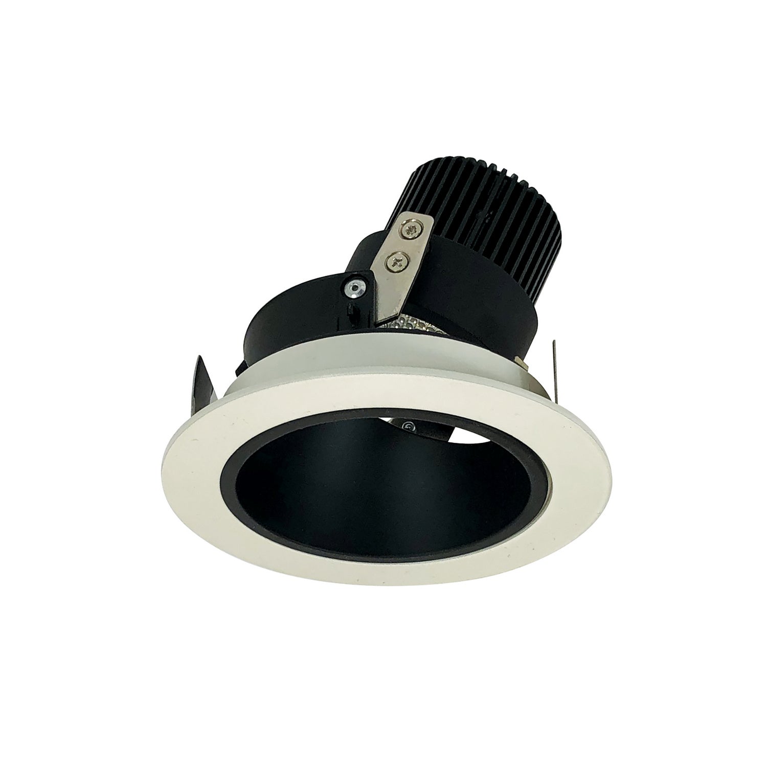 Nora Lighting - NIO-4RD27XBW/10 - 4" Adj. Round Deep Regress - Rec Iolite - Black Reflector / White Flange