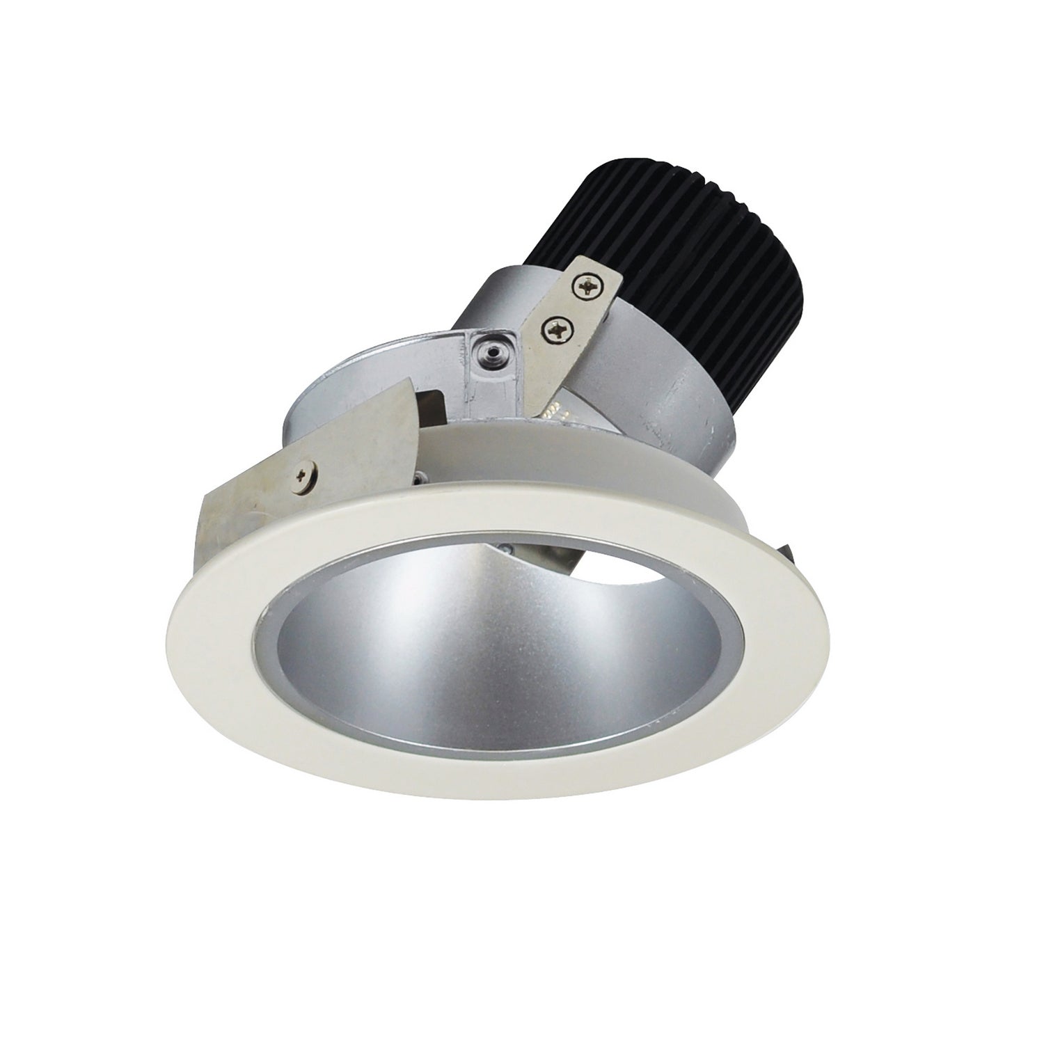 Nora Lighting - NIO-4RD27XHW/10 - 4" Adj. Round Deep Regress - Rec Iolite - Haze Reflector / White Flange