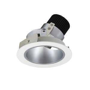 Nora Lighting - NIO-4RD27XHZMPW/10 - Reflector Adjustable Trim - Rec Iolite - Haze Reflector / Matte Powder White Flange