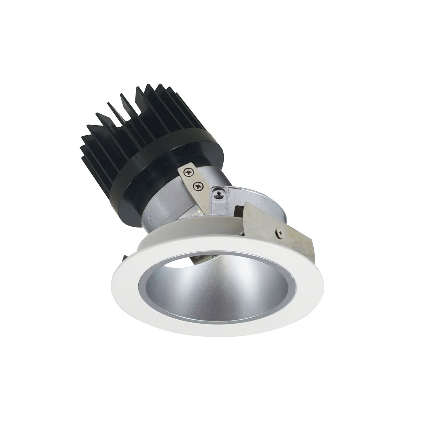 Nora Lighting - NIO-4RD27XHZMPW/HL - Reflector Adjustable Trim - Rec Iolite - Haze Reflector / Matte Powder White Flange