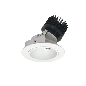 Nora Lighting - NIO-4RD27XMPW/HL - Reflector Adjustable Trim - Rec Iolite - Matte Powder White Reflector / Matte Powder White Flange