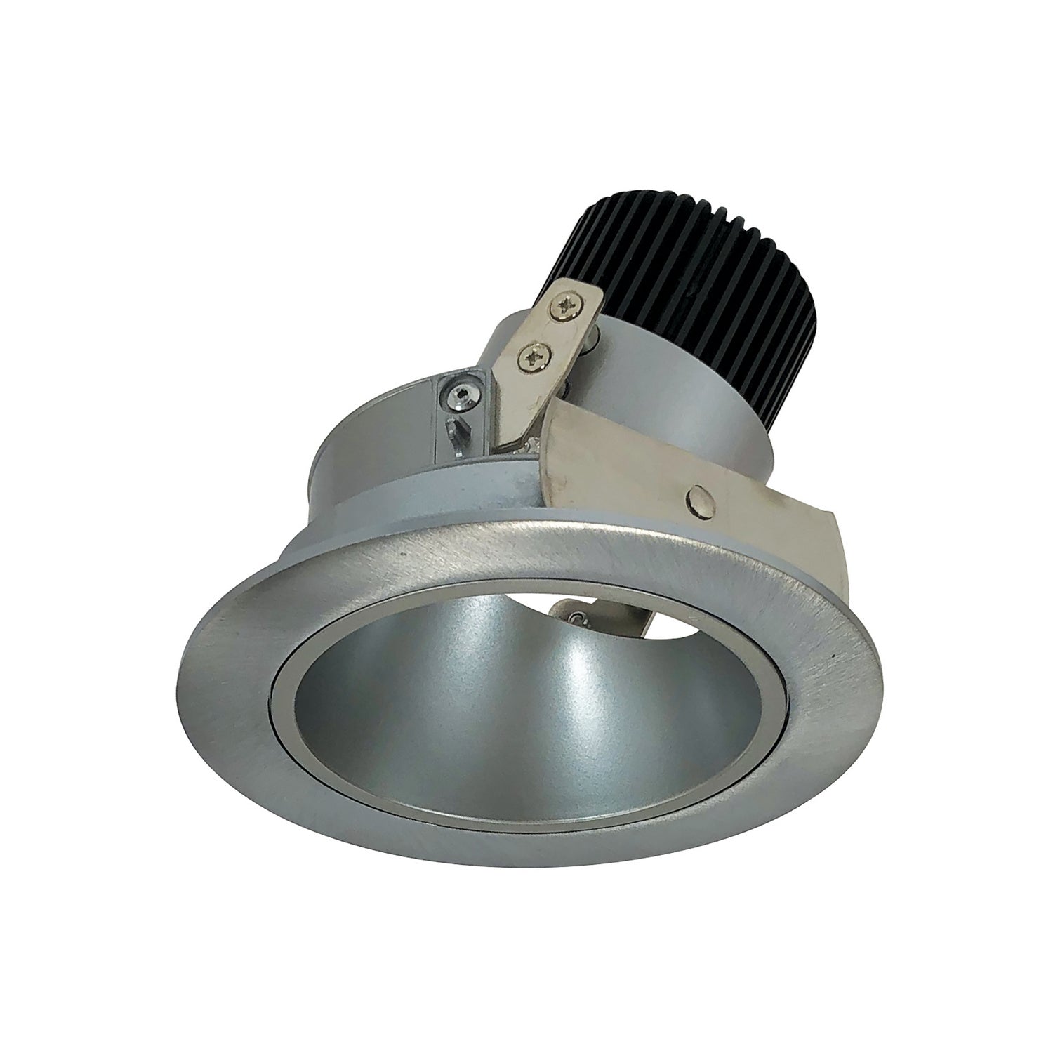 Nora Lighting - NIO-4RD27XNN/10 - 4" Adj. Round Deep Regress - Rec Iolite - Natural Metal Reflector / Natural Metal Flange