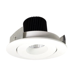 Nora Lighting - NIO-4RG27XMPW/10 - 4" Adj. Round Surface Gimbal - Rec Iolite - Matte Powder White