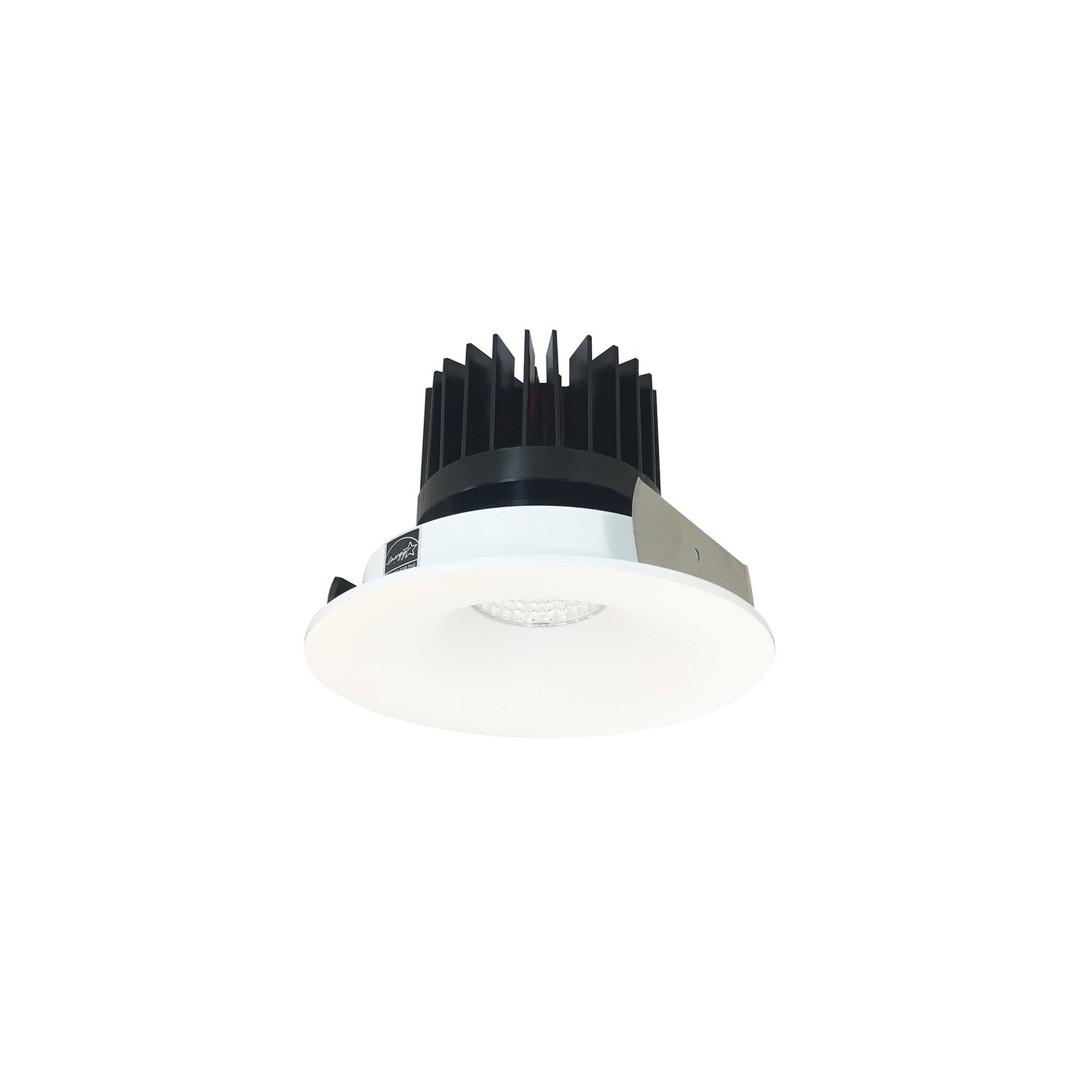 Nora Lighting - NIO-4RNB27XMPW/HL - Bullnose Non-Adjustable Trim - Rec Iolite - Matte Powder White