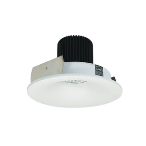 Nora Lighting - NIO-4RNB50XMPW - 4" Round Regressed Bullnose - Rec Iolite - Matte Powder White