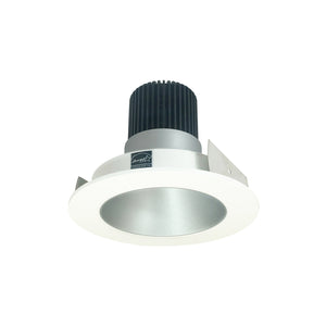 Nora Lighting - NIO-4RNDC27XHZMPW/10 - Reflector Non-Adjustable Trim - Rec Iolite - Haze Reflector / Matte Powder White Flange