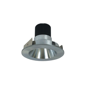 Nora Lighting - NIO-4RNDC27XNN/10 - 4" Rnd Deep Cone Regressed - Rec Iolite - Natural Metal Reflector / Natural Metal Flange