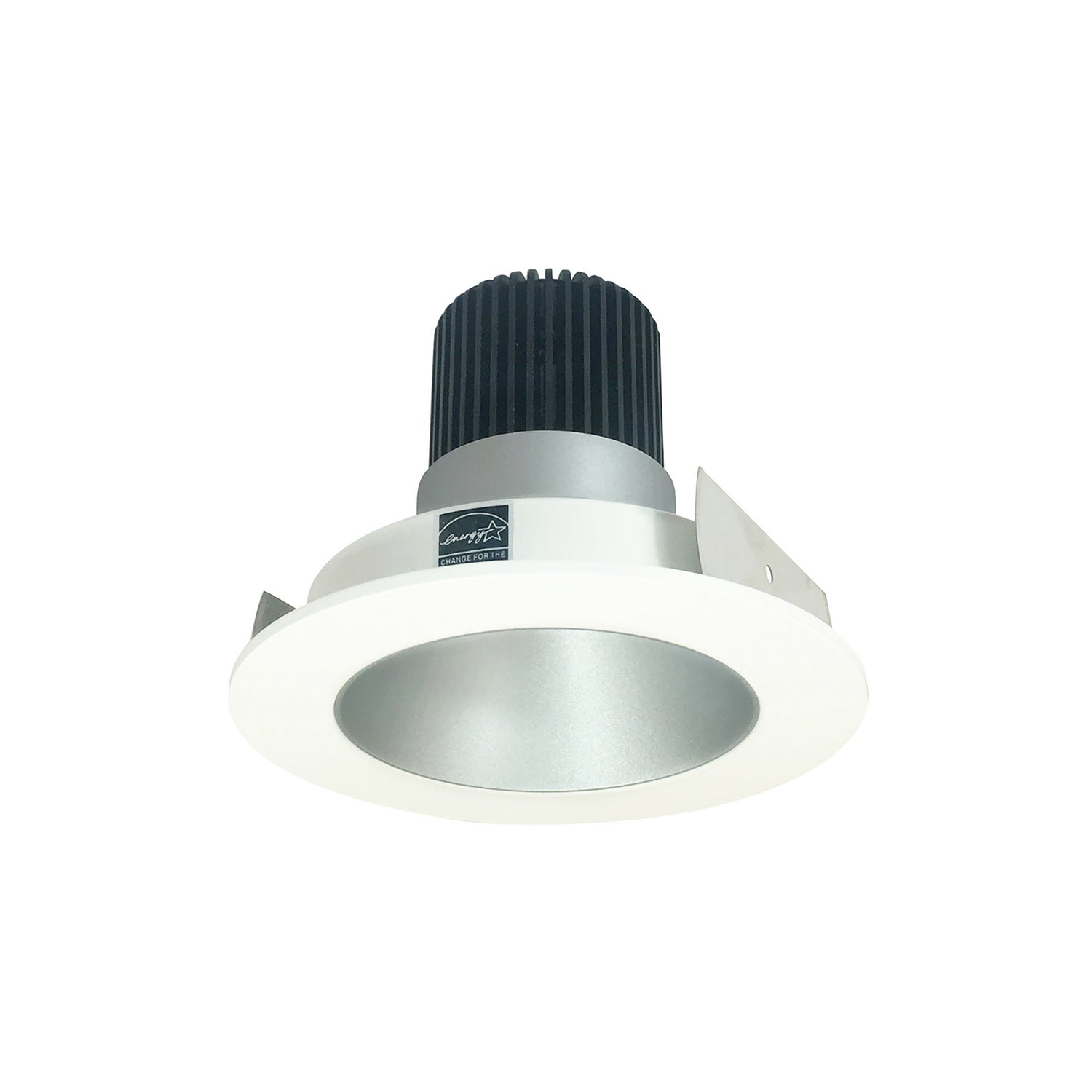 Nora Lighting - NIO-4RNDC30XHZMPW/10 - Reflector Non-Adjustable Trim - Rec Iolite - Haze Reflector / Matte Powder White Flange