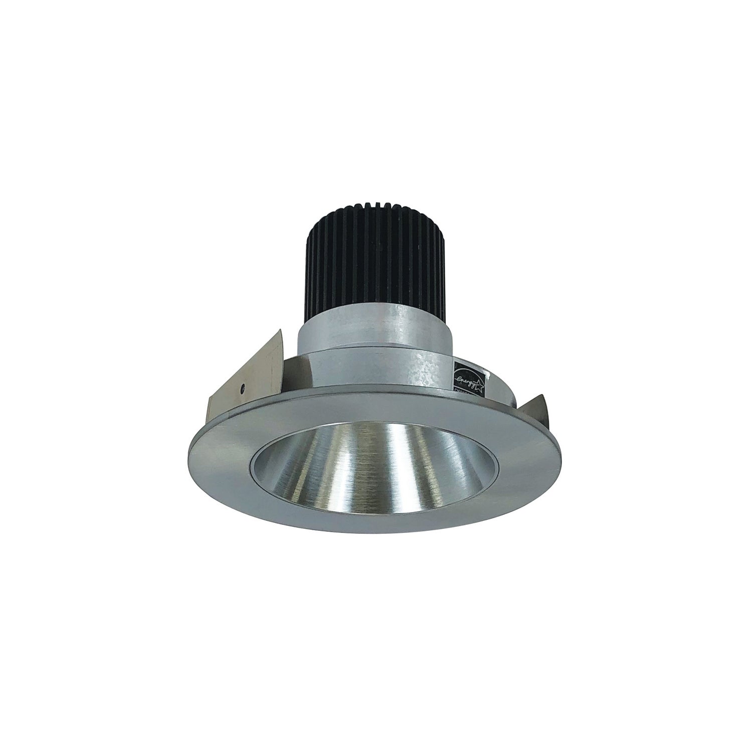 Nora Lighting - NIO-4RNDC35XNN/10 - 4" Rnd Deep Cone Regressed - Rec Iolite - Natural Metal Reflector / Natural Metal Flange