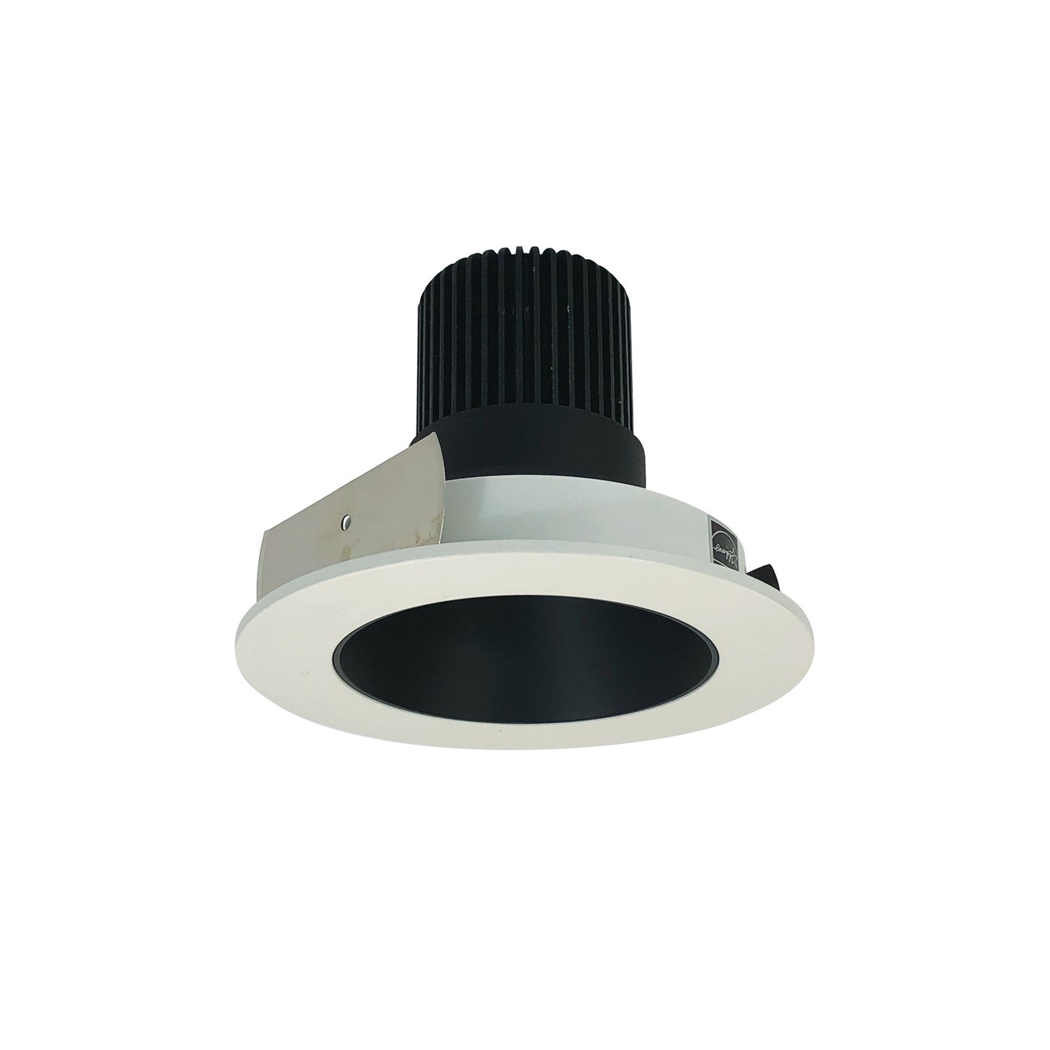 Nora Lighting - NIO-4RNDC50XBW/10 - 4" Rnd Deep Cone Regressed - Rec Iolite - Black Reflector / White Flange