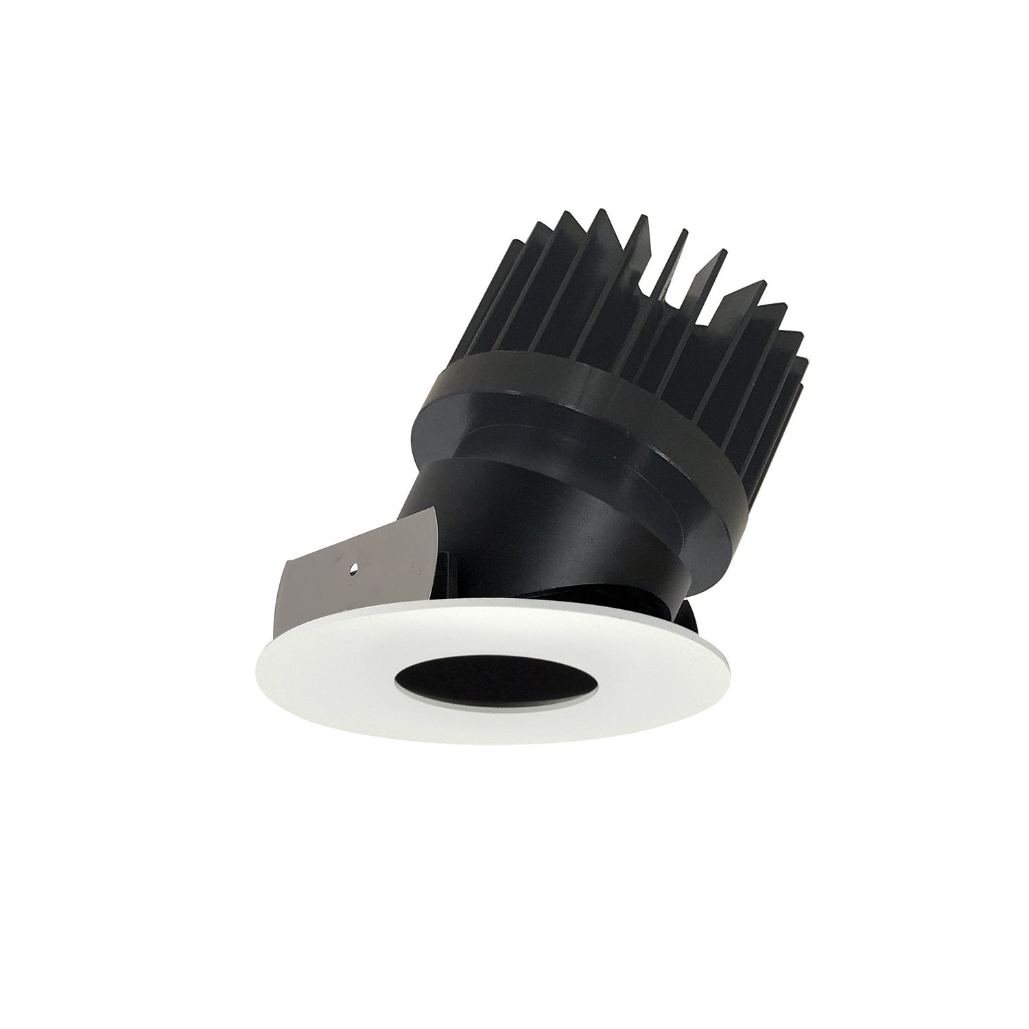 Nora Lighting - NIO-4RPHA27XBMPW/HL - Pinhole Adjustable Trim - Rec Iolite - Black Pinhole / Matte Powder White Flange