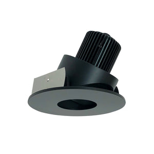 Nora Lighting - NIO-4RPHA35XBB/10 - 4" Round Pinhole Adj, - Rec Iolite - Black Pinhole / Black Flange