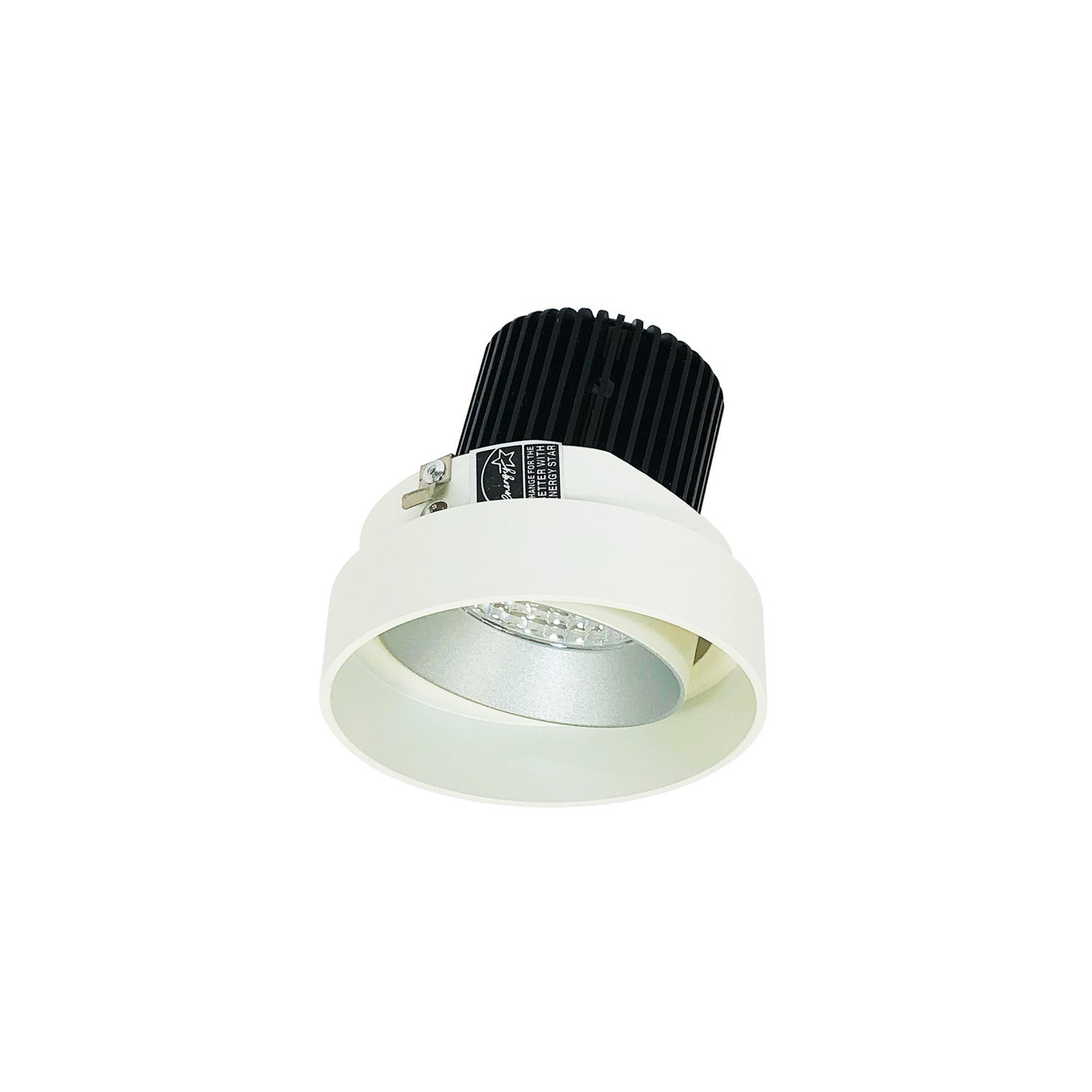 Nora Lighting - NIO-4RTLA27XHZMPW/10 - Adjustable Trim - Rec Iolite - Haze Adjustable / Matte Powder White Reflector