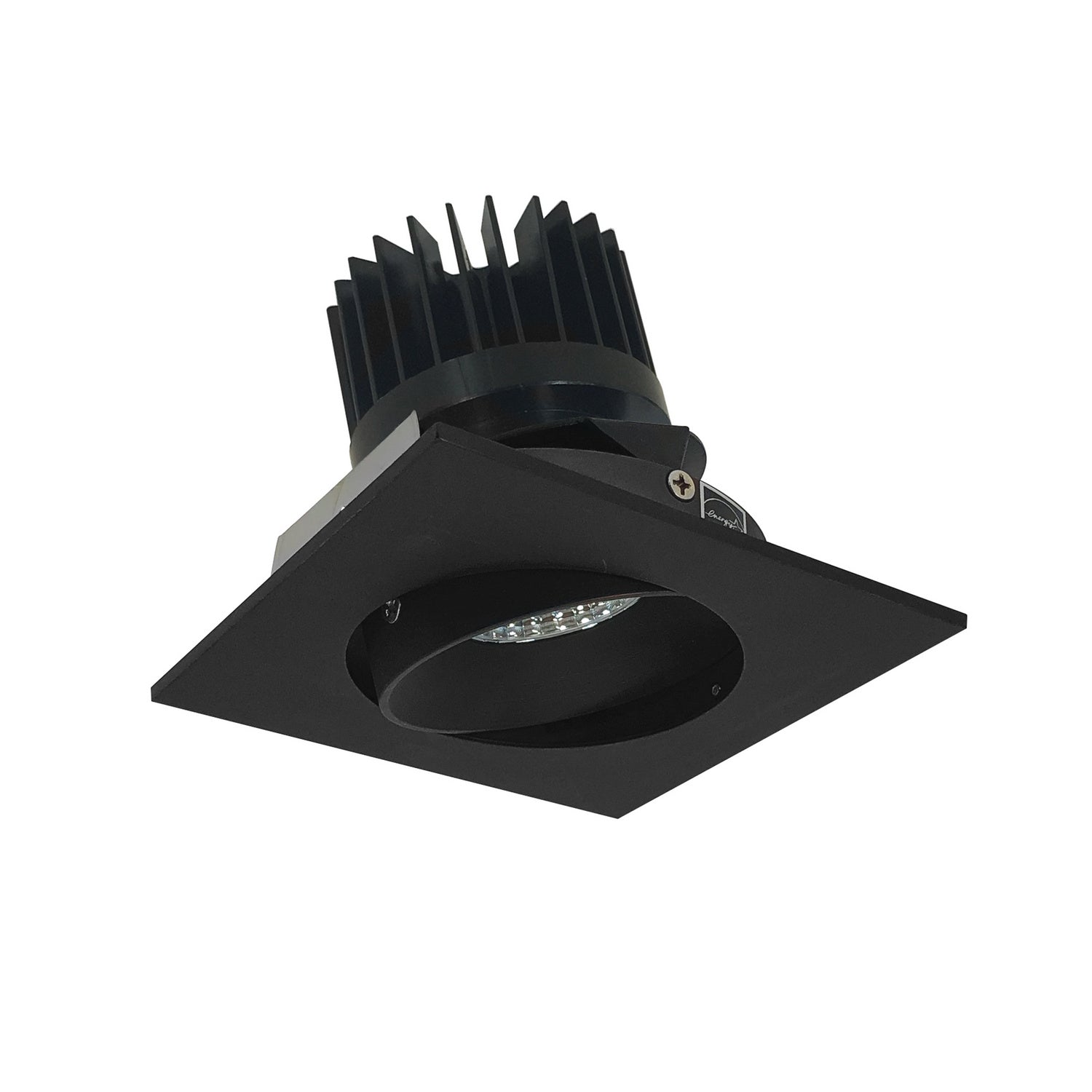 Nora Lighting - NIO-4SC27XBB/HL - Adjustable Trim - Rec Iolite - Black Reflector / Black Flange