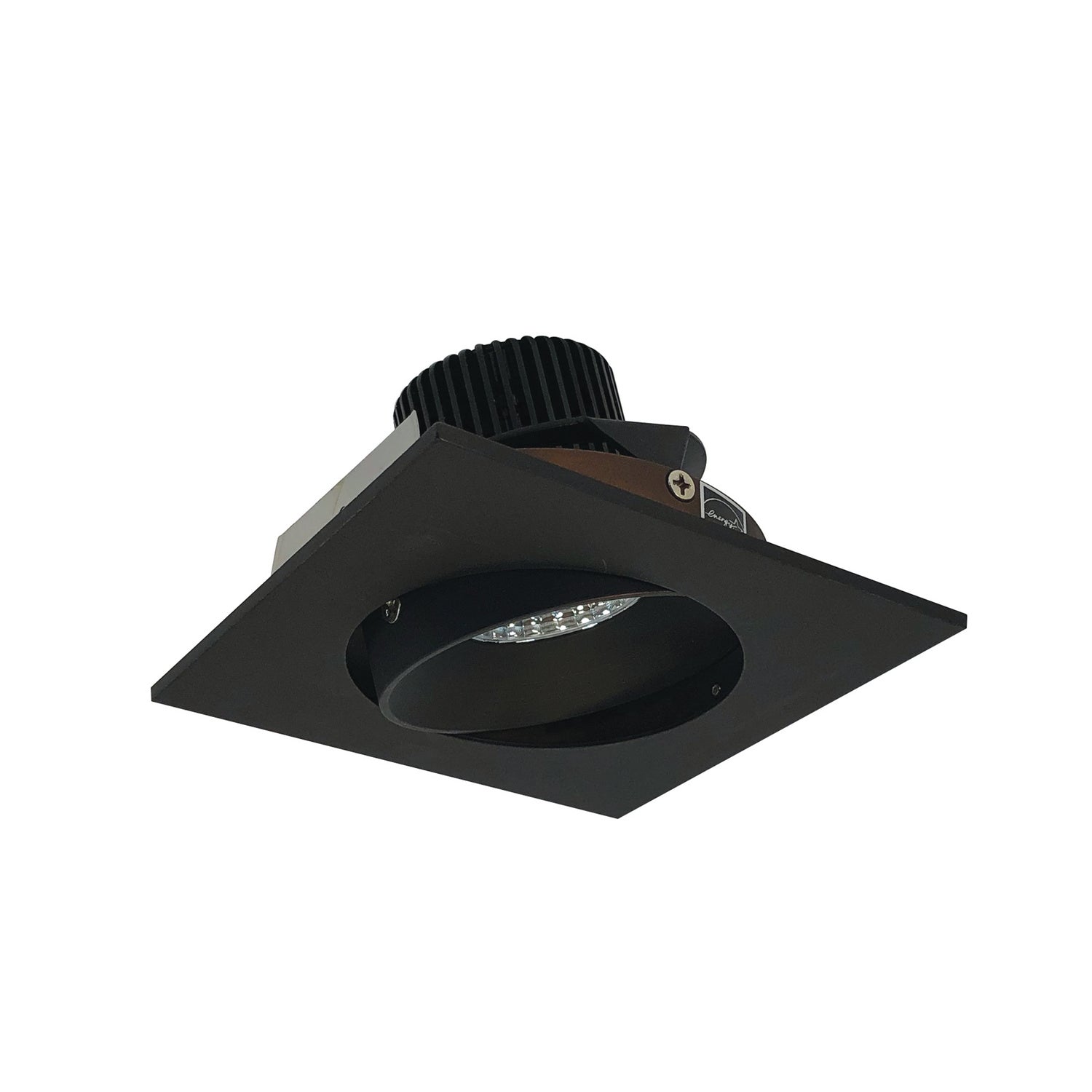 Nora Lighting - NIO-4SC27XBZ/10 - 4" Square Cone Regress Adj, - Rec Iolite - Bronze Reflector / Bronze Flange