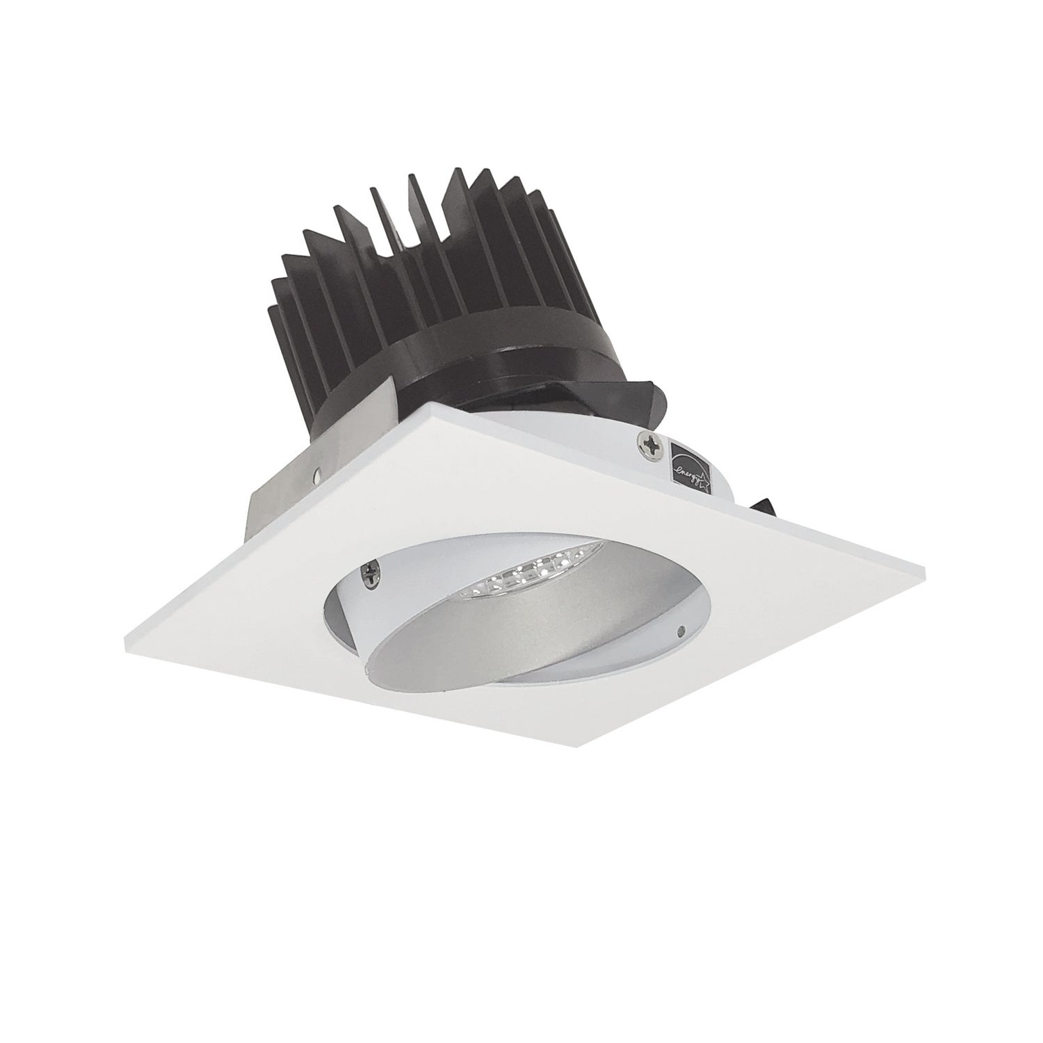 Nora Lighting - NIO-4SC27XHZMPW/HL - Adjustable Trim - Rec Iolite - Haze Reflector / Matte Powder White Flange