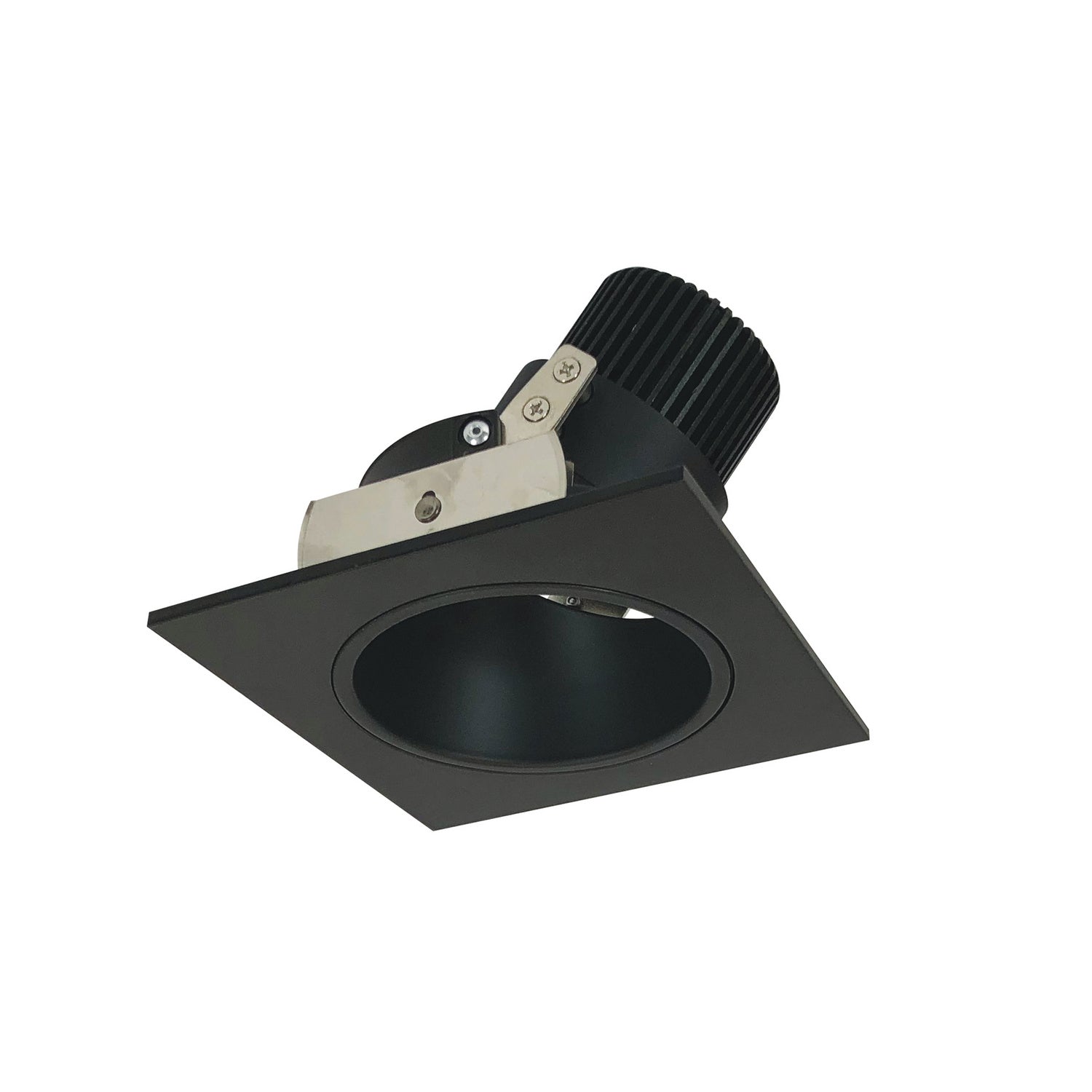 Nora Lighting - NIO-4SD27XBB/10 - 4" Square Deep Regress Adj, - Rec Iolite - Black Reflector / Black Flange