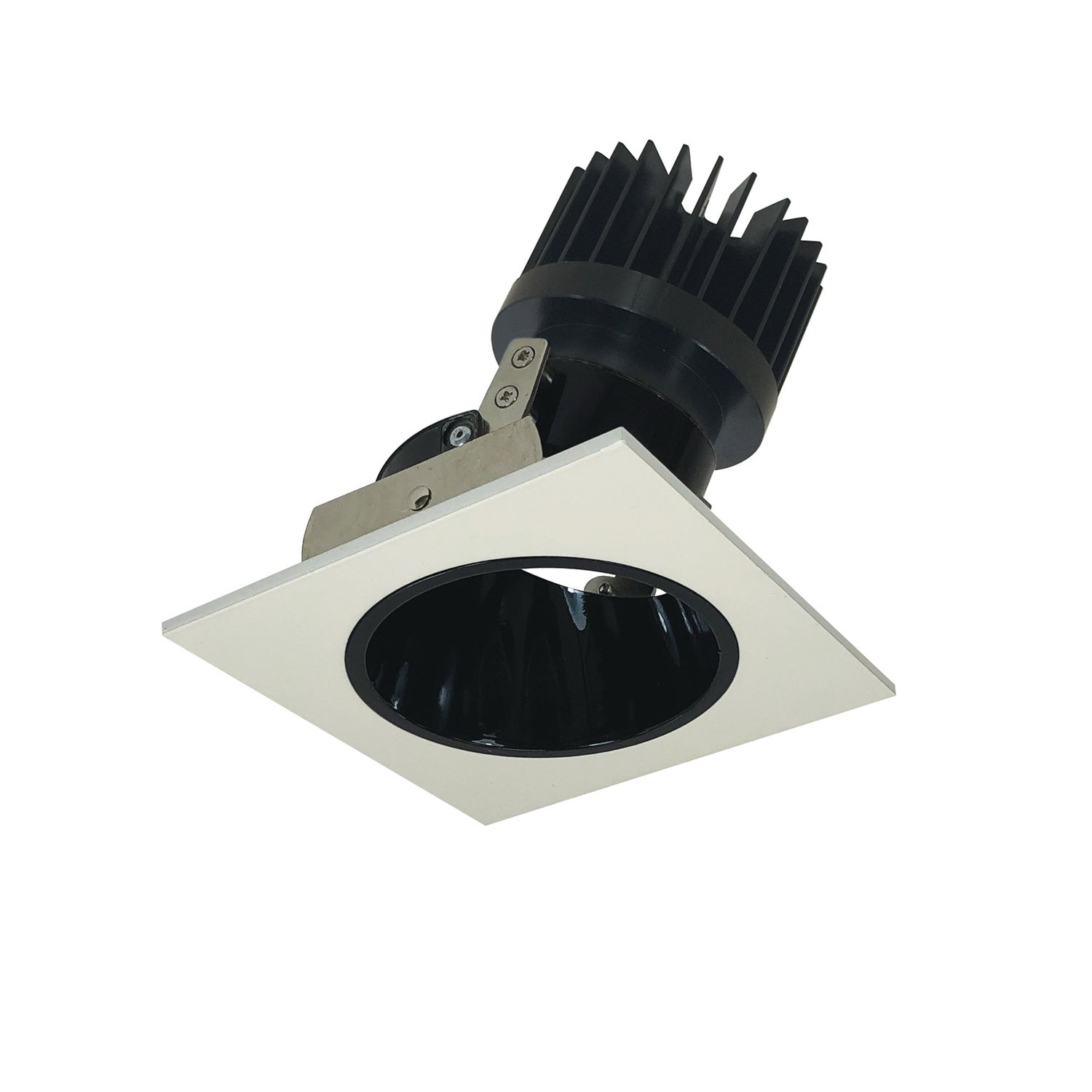 Nora Lighting - NIO-4SD27XBW/HL - Adjustable Trim - Rec Iolite - Black Reflector / White Flange