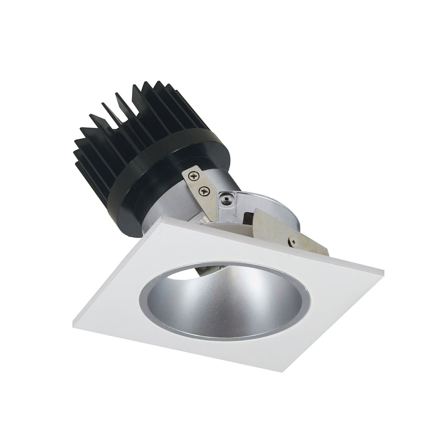 Nora Lighting - NIO-4SD27XHZMPW/HL - Adjustable Trim - Rec Iolite - Haze Reflector / Matte Powder White Flange