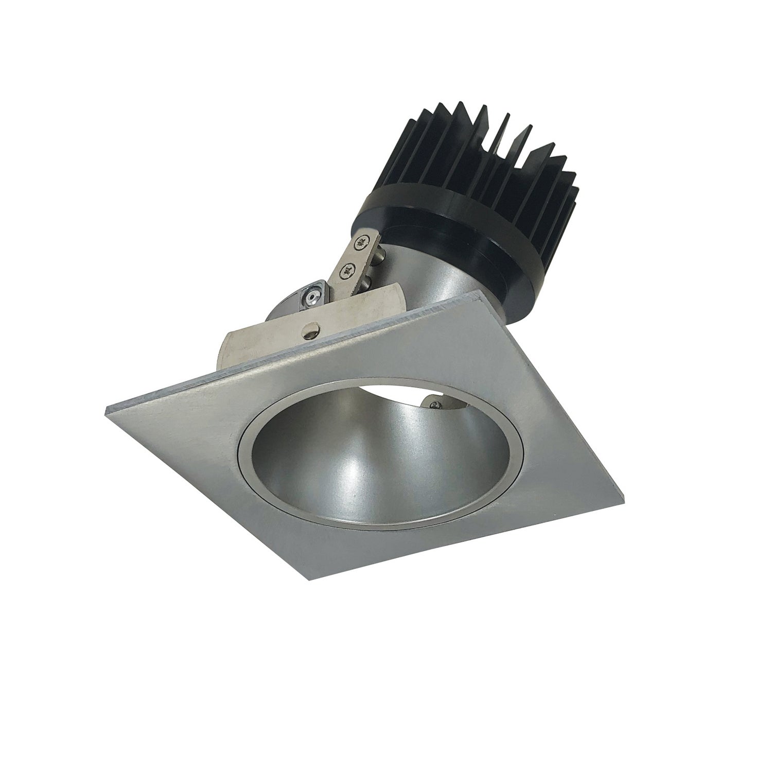 Nora Lighting - NIO-4SD27XNN/HL - Adjustable Trim - Rec Iolite - Natural Metal Reflector / Natural Metal Flange