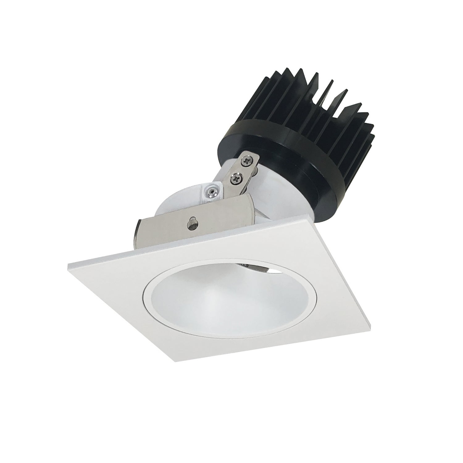 Nora Lighting - NIO-4SD30XMPW/HL - Adjustable Trim - Rec Iolite - Matte Powder White Reflector / Matte Powder White Flange