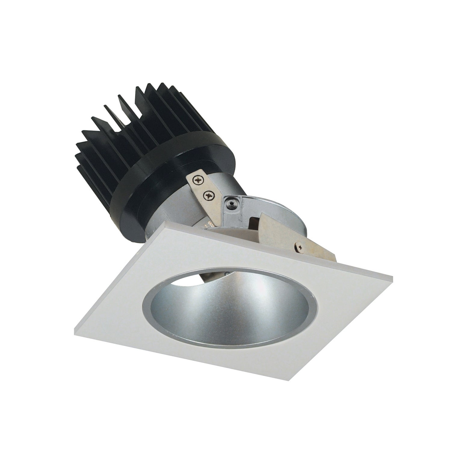 Nora Lighting - NIO-4SD50XHW/HL - Adjustable Trim - Rec Iolite - Haze Reflector / White Flange