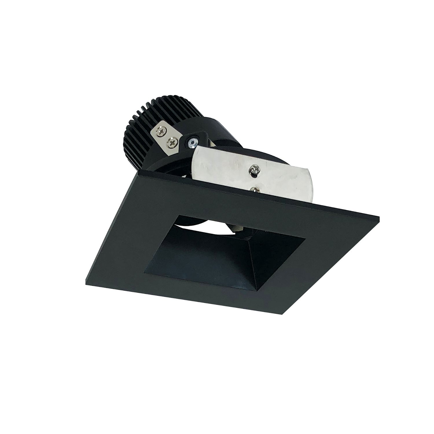 Nora Lighting - NIO-4SDSQ27XBB/10 - Adjustable Trim - Rec Iolite - Black Reflector / Black Flange