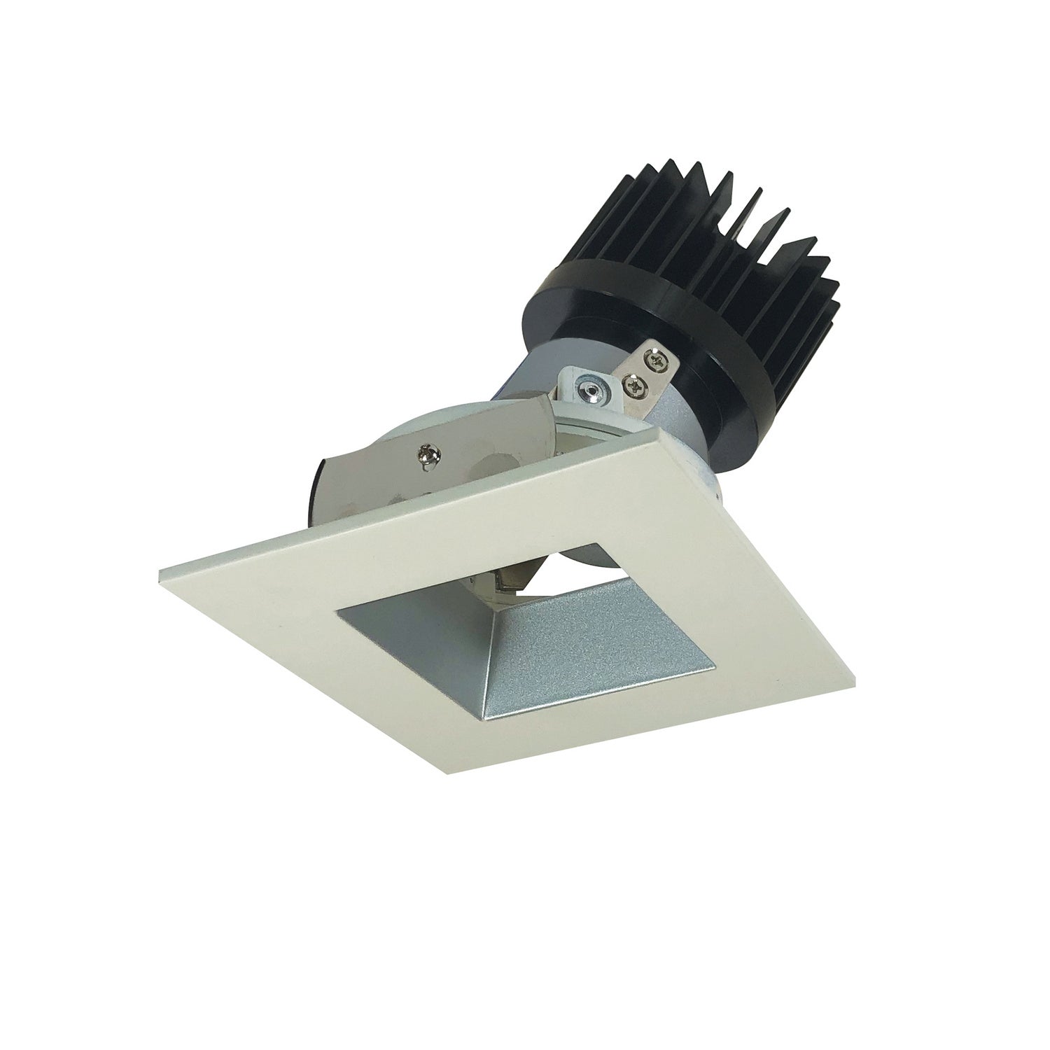 Nora Lighting - NIO-4SDSQ27XHW/HL - Adjustable Trim - Rec Iolite - Haze Reflector / White Flange