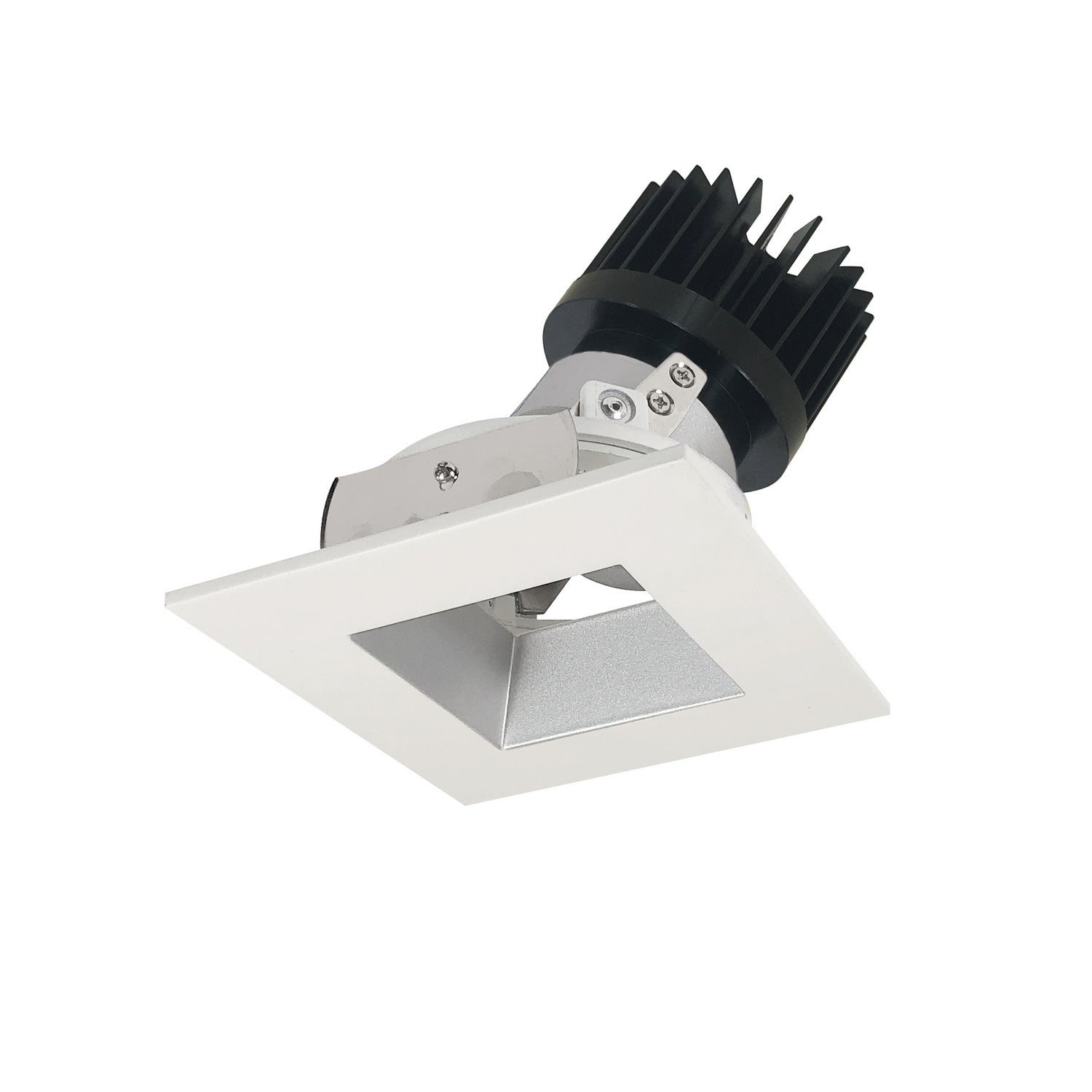 Nora Lighting - NIO-4SDSQ30XHZMPW/HL - Adjustable Trim - Rec Iolite - Haze Reflector / Matte Powder White Flange