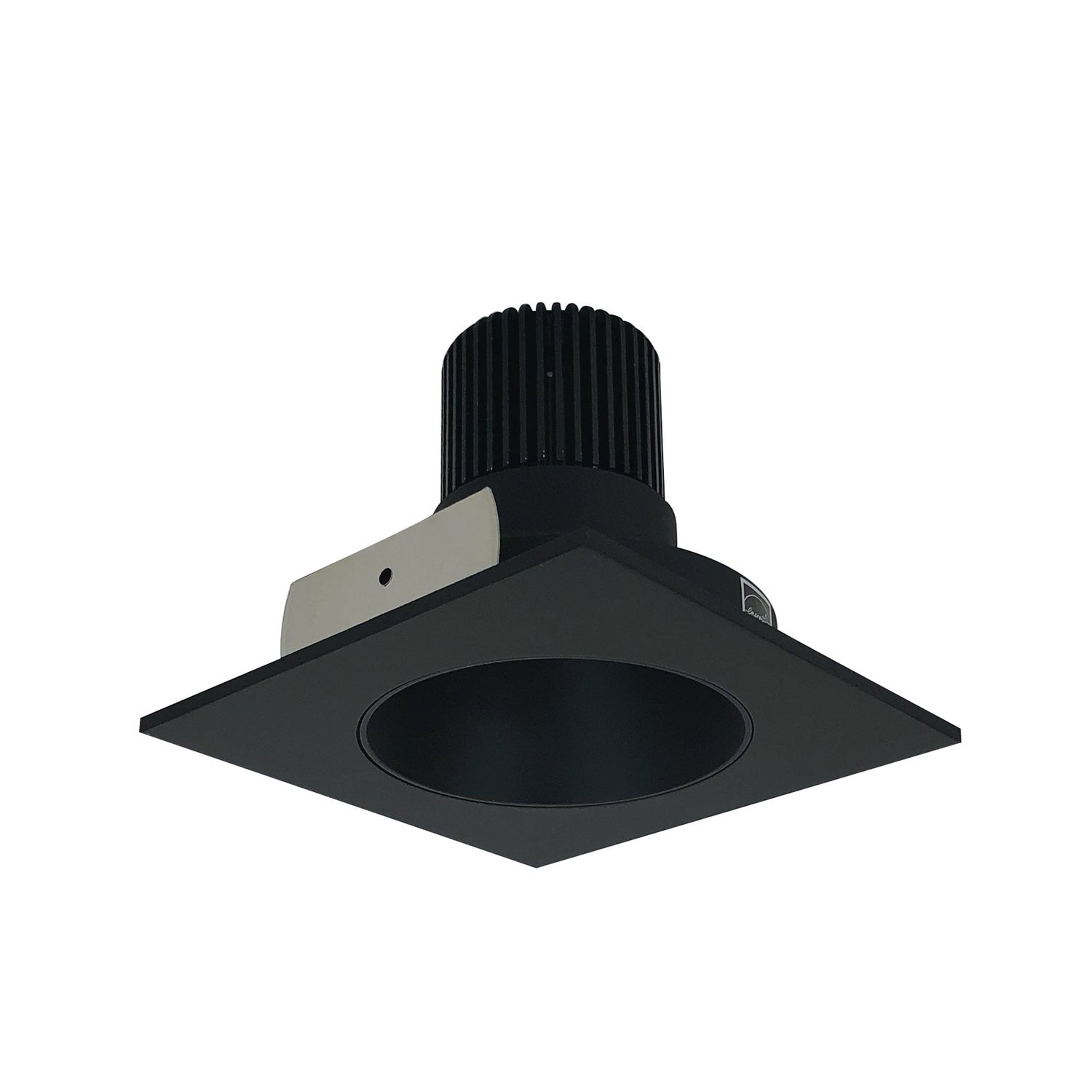 Nora Lighting - NIO-4SNDC27XBB/10 - 4" Sq. Deep Cone Regress, - Rec Iolite - Black Reflector / Black Flange