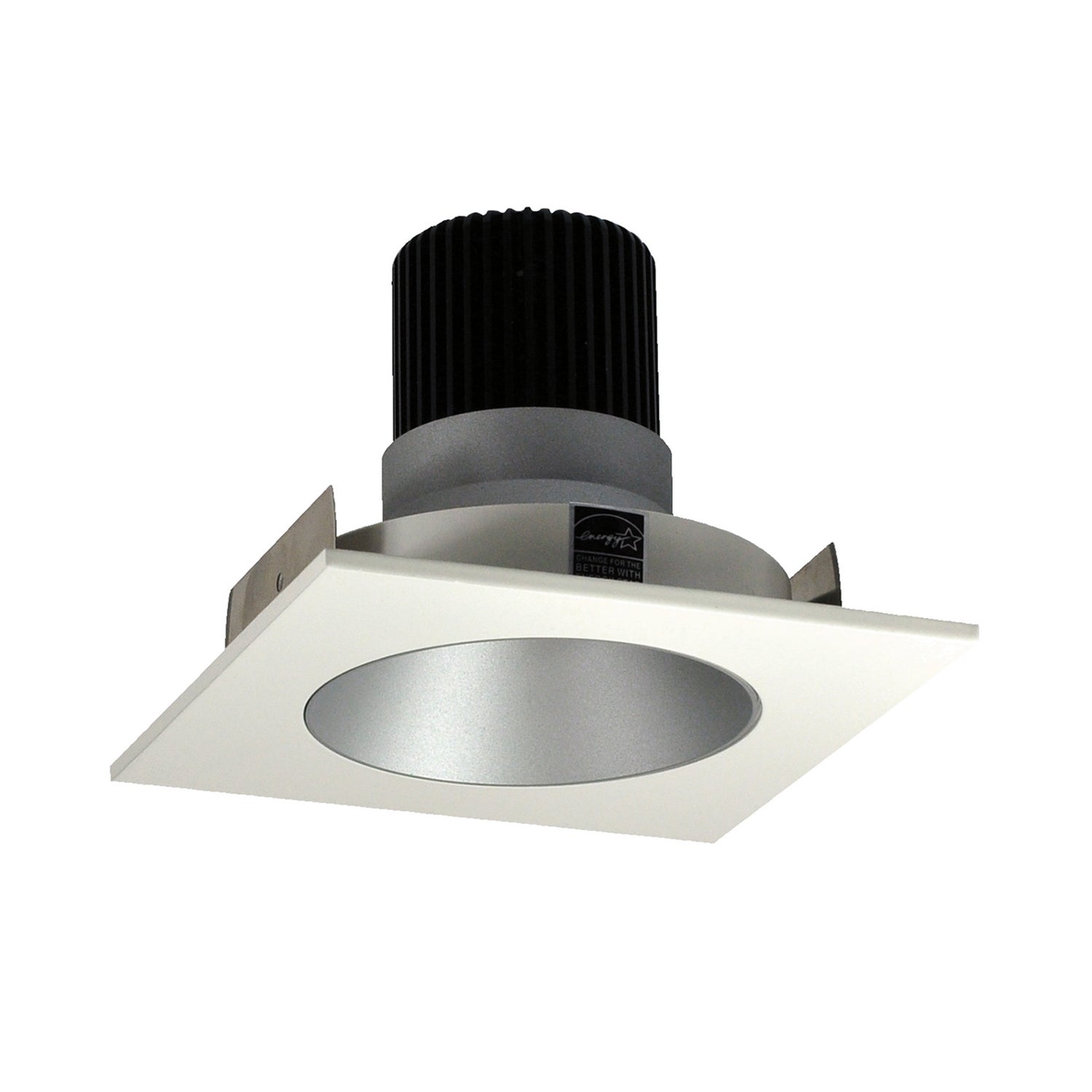 Nora Lighting - NIO-4SNDC27XHW/10 - 4" Sq. Deep Cone Regress, - Rec Iolite - Haze Reflector / White Flange