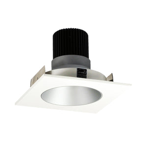 Nora Lighting - NIO-4SNDC27XHZMPW/10 - Non-Adjustable Trim - Rec Iolite - Haze Reflector / Matte Powder White Flange