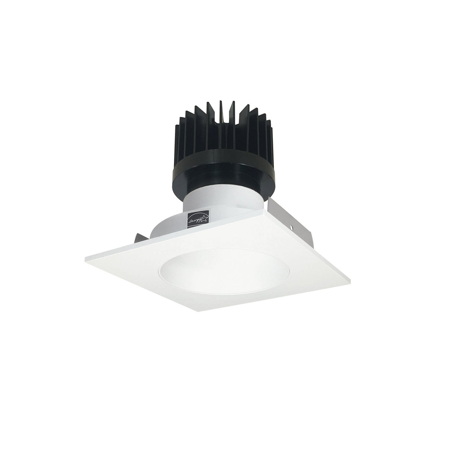 Nora Lighting - NIO-4SNDC27XMPW/HL - Non-Adjustable Trim - Rec Iolite - Matte Powder White Reflector / Matte Powder White Flange