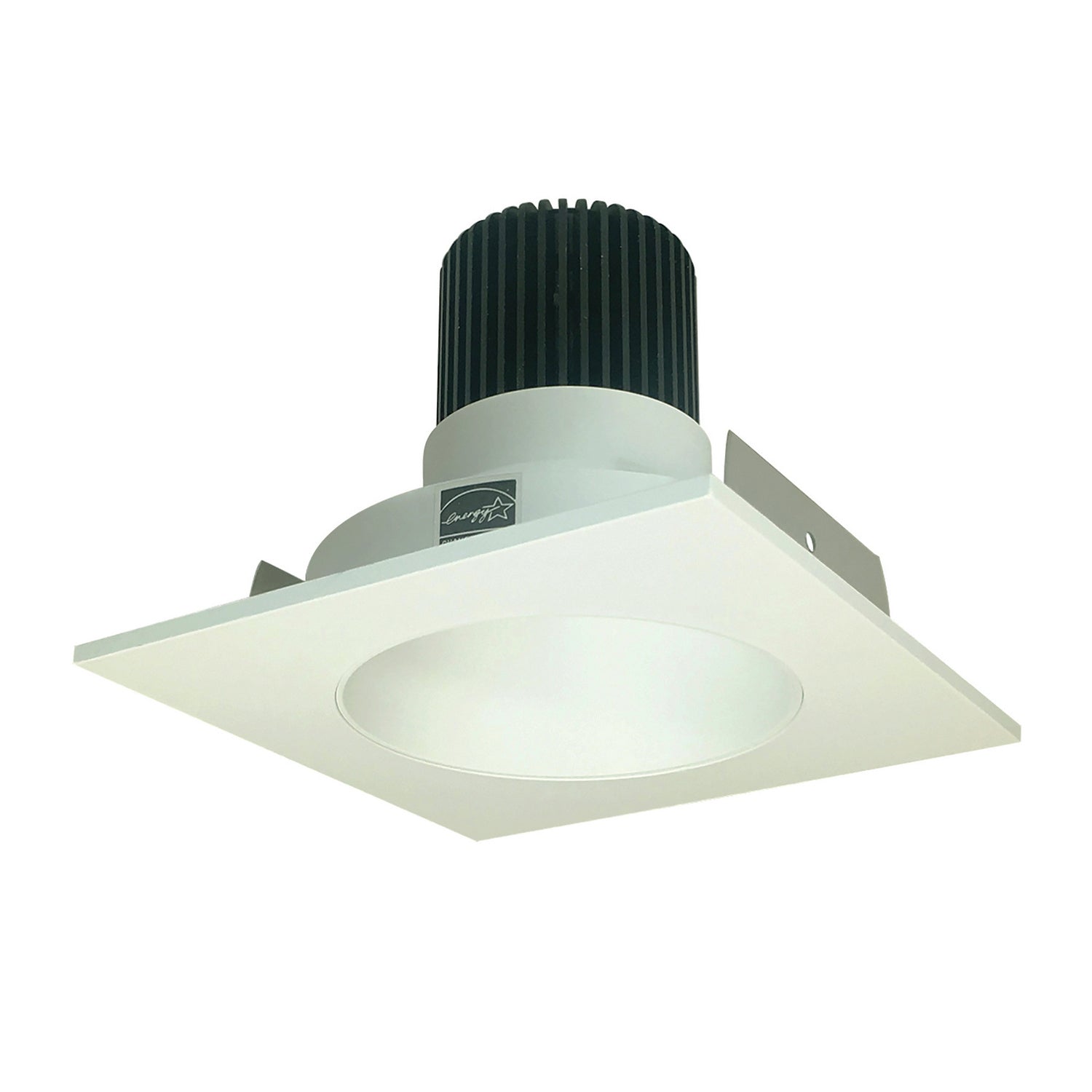 Nora Lighting - NIO-4SNDC27XWW/10 - 4" Sq. Deep Cone Regress, - Rec Iolite - White Reflector / White Flange