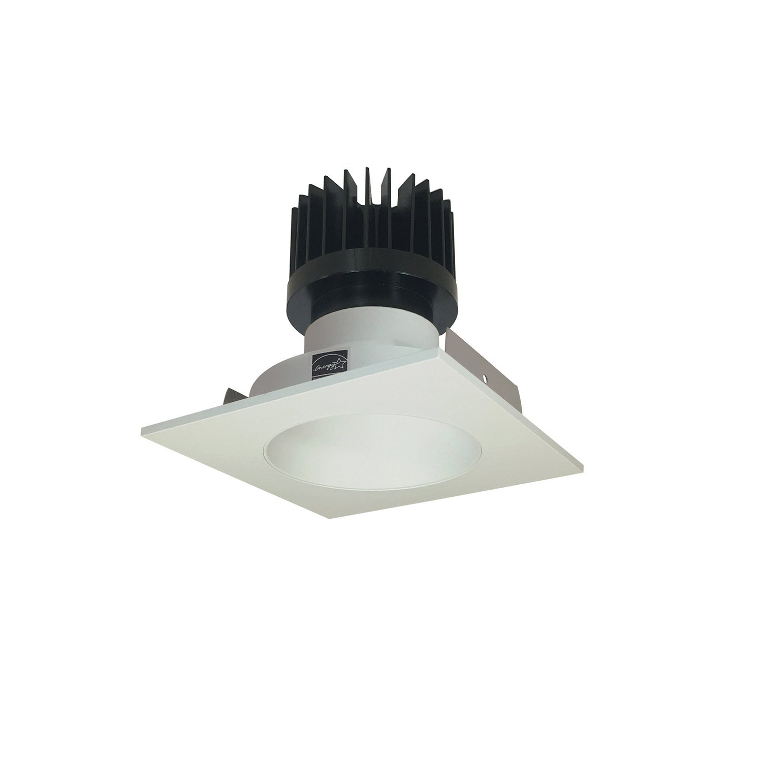 Nora Lighting - NIO-4SNDC27XWW/HL - Non-Adjustable Trim - Rec Iolite - White Reflector / White Flange