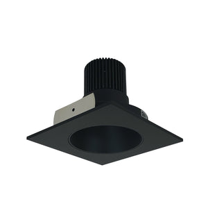 Nora Lighting - NIO-4SNDC30XBB/10 - 4" Sq. Deep Cone Regress, - Rec Iolite - Black Reflector / Black Flange