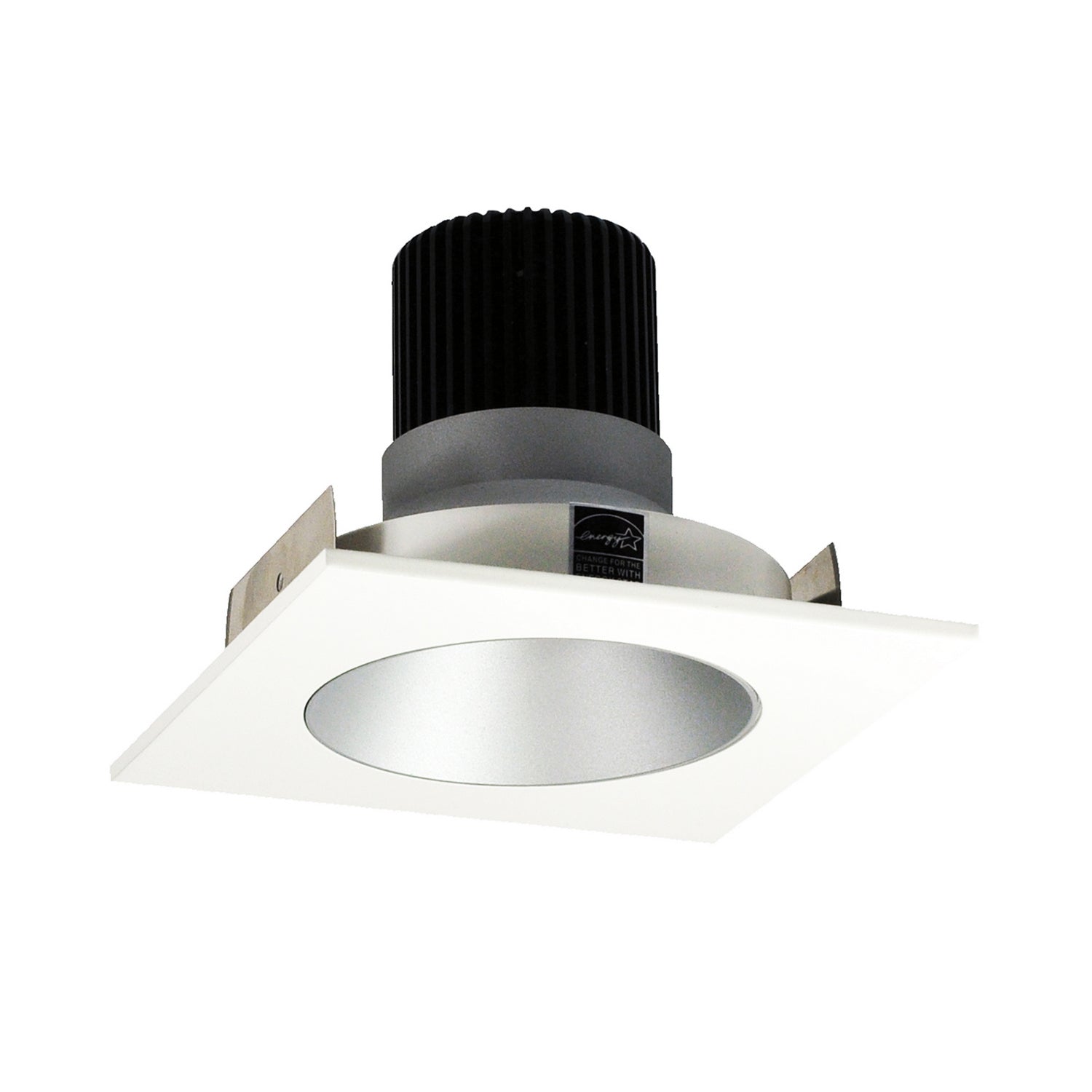 Nora Lighting - NIO-4SNDC30XHZMPW/10 - Non-Adjustable Trim - Rec Iolite - Haze Reflector / Matte Powder White Flange